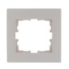 Рамка 1-м Karina гориз. крем. Lezard 707-0300-146