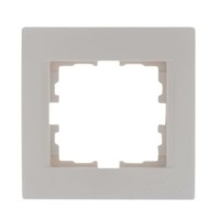 Рамка 1-м Karina гориз. крем. Lezard 707-0300-146