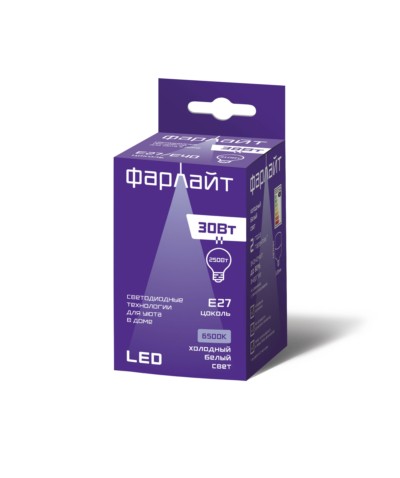 Лампа СДЛ Т100 30Вт 6500К Е27 Фарлайт