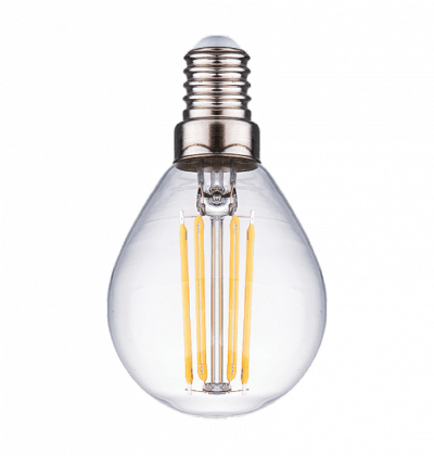 Лампа СДЛ нитевидная прозрачная шар G45 7Вт 4000К Е14 Фарлайт