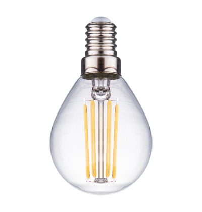 Лампа СДЛ нитевидная прозрачная шар G45 11Вт 4000К Е14 Фарлайт