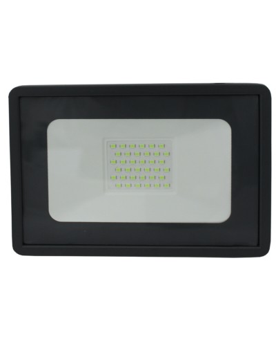 Прожектор светодиодный СДО 50Вт 6500К IP65 зеленый свет серый корпус Фарлайт