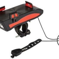 Фонарь светодиодный аккумуляторный VA-802 5Вт велосипедный powerbank сигнал держатель для телефона 3 режима Li 2400мАч IP20 Эра Б0058230