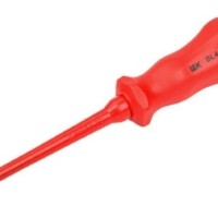 Отвертка диэлектрическая шлицевая SL4.0х100 K2 1000В ARMA2L 3 IEK A2L3-SC30-K2-SL-40-100