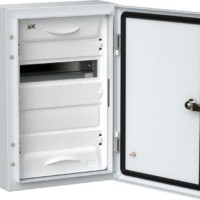 Корпус металлический ЩРн-24 (1х24) 460х310х140 IP54 бел. (одна дверь) TITAN 5 IEK TI5-50-N-024-54