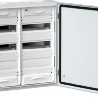 Корпус металлический ЩРн-72 (2х36) 585х570х140 IP54 бел. (одна дверь) TITAN 5 IEK TI5-50-N-2X036-54