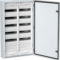 Корпус металлический ЩРн-144 (2х72) 960х570х140 IP54 бел. (одна дверь) TITAN 5 IEK TI5-50-N-2X072-54