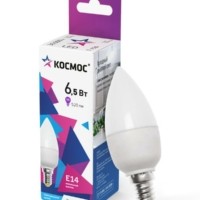Лампа СДЛ CN 6.5Вт 6500К E14 220В Космос LkecLED6.5wCNE1465