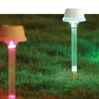 Светильник светодиодный SMD мультиколор уличный на солнечн. батарее аккум. AAA NI-MH 100мА.ч (уп.2шт) Космос KOC_SOL108