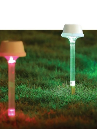 Светильник светодиодный SMD мультиколор уличный на солнечн. батарее аккум. AAA NI-MH 100мА.ч (уп.2шт) Космос KOC_SOL108