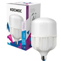 Лампа СДЛ высокомощная HWLED 150Вт 6500К E27/40 220В Космос KHWLED150WE2765