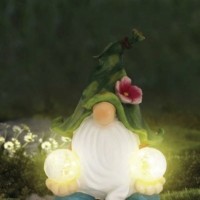 Светильник “Гномик” 21х13х27 тепл. бел. садовый на солнечной батарее аккум. AA NI-MH 600мА.ч Космос KOC_SOL249_G3