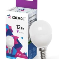 Лампа СДЛ GL 12Вт 6500К E14 220В Космос LkecLED12wGLE1465