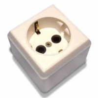 Розетка 1-м ОП 10А IP20 с/з бел. БЕЛ. ЦЕРКОВЬ РА10-304