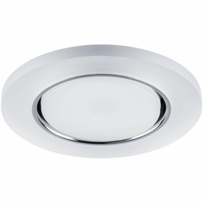 Светильник встраиваемый с белой LED подсветкой Feron CD5020 потолочный GX53 без лампы белый матовый