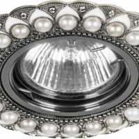 Светильник встраиваемый Feron CD2050 потолочный MR16 G5.3 черный-хром