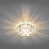 Светильник встраиваемый с белой LED подсветкой Feron 1550 потолочный JCD9 G9 прозрачный