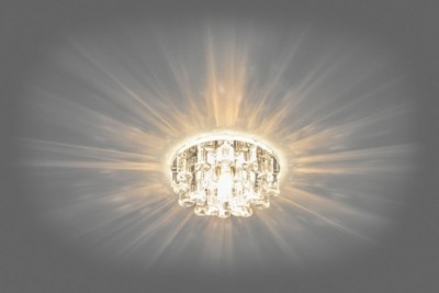 Светильник встраиваемый с белой LED подсветкой Feron 1550 потолочный JCD9 G9 прозрачный — изображение 2