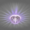 Светильник встраиваемый с разноцветной LED подсветкой Feron JD187 JCD9 прозрачный