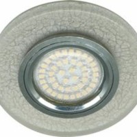 Светильник встраиваемый 15LED*2835 SMD MR16 50W G5.3 белый серебро 8989-2