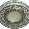 Светильник встраиваемый с белой LED подсветкой Feron C1010MO потолочный MR16 G5.3 прозрачный