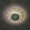 Светильник встраиваемый с белой LED подсветкой Feron C1015MO потолочный MR16 G5.3 прозрачный