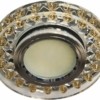 Светильник встраиваемый с белой LED подсветкой Feron C1020MO потолочный MR16 G5.3 прозрачно-желтый