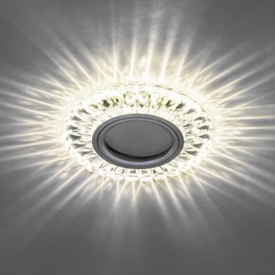 Светильник встраиваемый с белой LED подсветкой Feron CD902 потолочный MR16 G5.3 белый — изображение 2