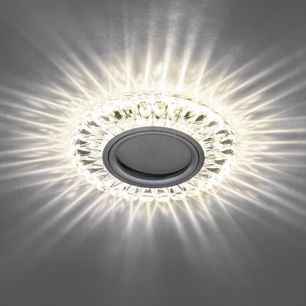 Светильник встраиваемый с белой LED подсветкой Feron CD902 потолочный MR16 G5.3 белый — изображение 2