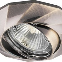 Светильник встраиваемый Feron DL6021 потолочный MR16 G5.3 античное золото поворотный