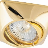 Светильник встраиваемый Feron DL6046 потолочный MR16 G5.3 золото поворотный