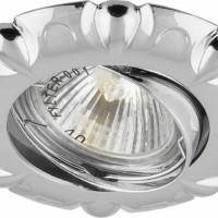 Светильник встраиваемый Feron DL6124 потолочный MR16 G5.3 хром поворотный