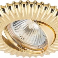 Светильник встраиваемый Feron DL6213 потолочный MR16 G5.3 золото поворотный