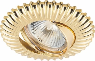Светильник встраиваемый Feron DL6213 потолочный MR16 G5.3 золото поворотный