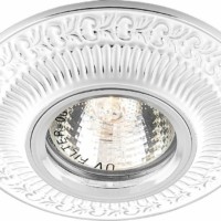 Светильник встраиваемый Feron DL6240 потолочный MR16 G5.3 белый хром