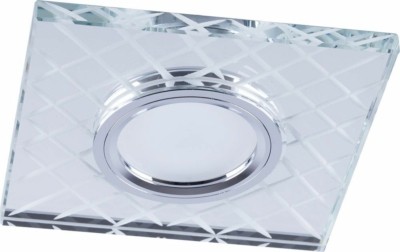 Светильник встраиваемый с LED подсветкой Feron CD984 потолочный MR16 G5.3 прозрачный хром
