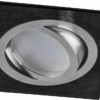 Светильник встраиваемый Feron DL2801 потолочный MR16 G5.3 черный-хром