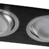 Светильник встраиваемый Feron DL2802 потолочный MR16 G5.3 черный-хром