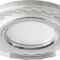 Светильник встраиваемый с LED подсветкой Feron CD959 потолочный MR16 G5.3 прозрачный
