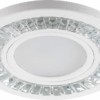 Светильник встраиваемый с LED подсветкой Feron CD958 потолочный MR16 G5.3 прозрачный белый