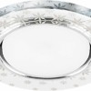 Светильник встраиваемый с белой LED подсветкой Feron CD4030 потолочный GX53 без лампы прозрачный