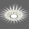 Светильник встраиваемый с белой LED подсветкой Feron CD915 потолочный MR16 G5.3 прозрачный