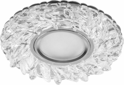 Светильник встраиваемый с белой LED подсветкой Feron CD915 потолочный MR16 G5.3 прозрачный