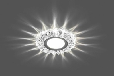 Светильник встраиваемый с белой LED подсветкой Feron CD916 потолочный MR16 G5.3 прозрачный — изображение 2