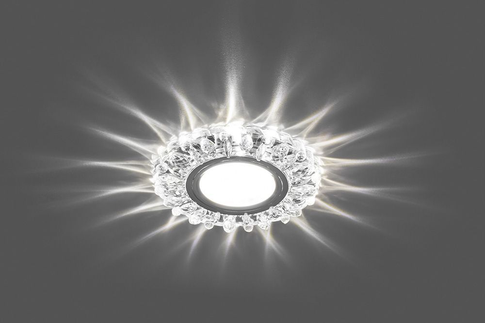 Светильник встраиваемый с белой LED подсветкой Feron CD916 потолочный MR16 G5.3 прозрачный — изображение 2