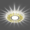 Светильник встраиваемый с белой LED подсветкой Feron CD900 потолочный MR16 G5.3 прозрачный-желтый