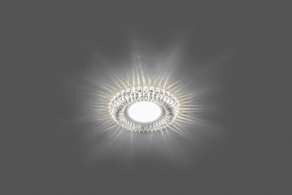 Светильник встраиваемый с белой LED подсветкой Feron CD904 потолочный MR16 G5.3 прозрачный — изображение 2
