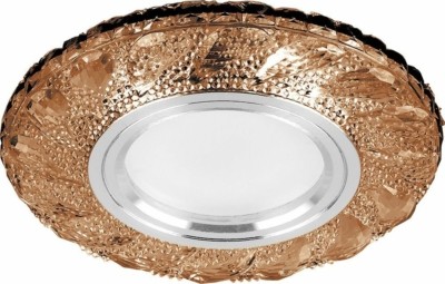 Светильник встраиваемый с белой LED подсветкой Feron CD907 потолочный MR16 G5.3 коричневый