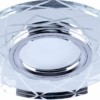 Светильник встраиваемый с LED подсветкой Feron CD983 потолочный MR16 G5.3 прозрачный хром