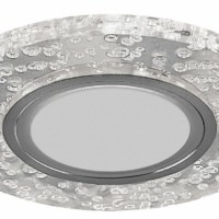 Светильник встраиваемый с белой LED подсветкой Feron CD953 потолочный MR16 G5.3 прозрачный